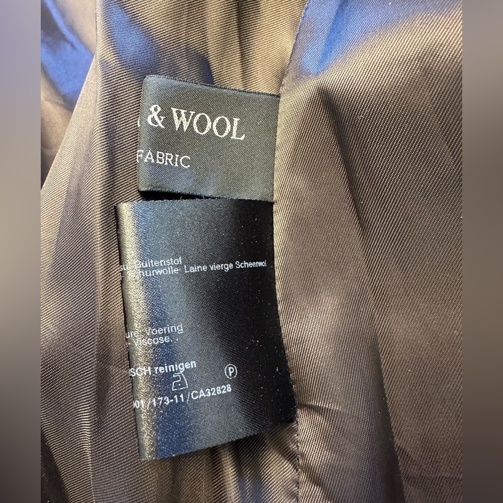 Cinzia Rocca Due Wool Angora Coat Brown Italian Designer A-Line Coat Size 12 - Picture 5 of 11